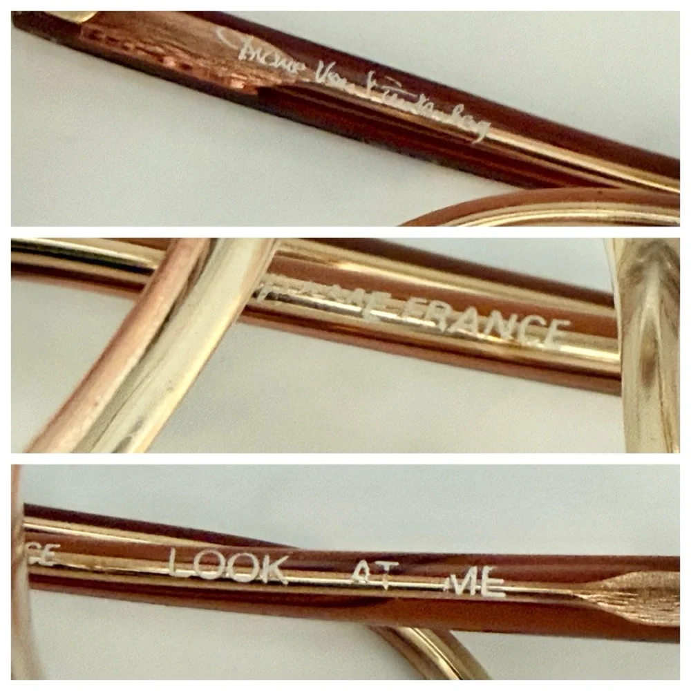 1980’s Diane Von Furstenberg Frames for Sunglasses or Eyeglasses, Made in France